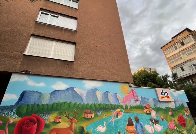 Iz pravnih razloga uklonjen mural u sarajevskom naselju Grbavica